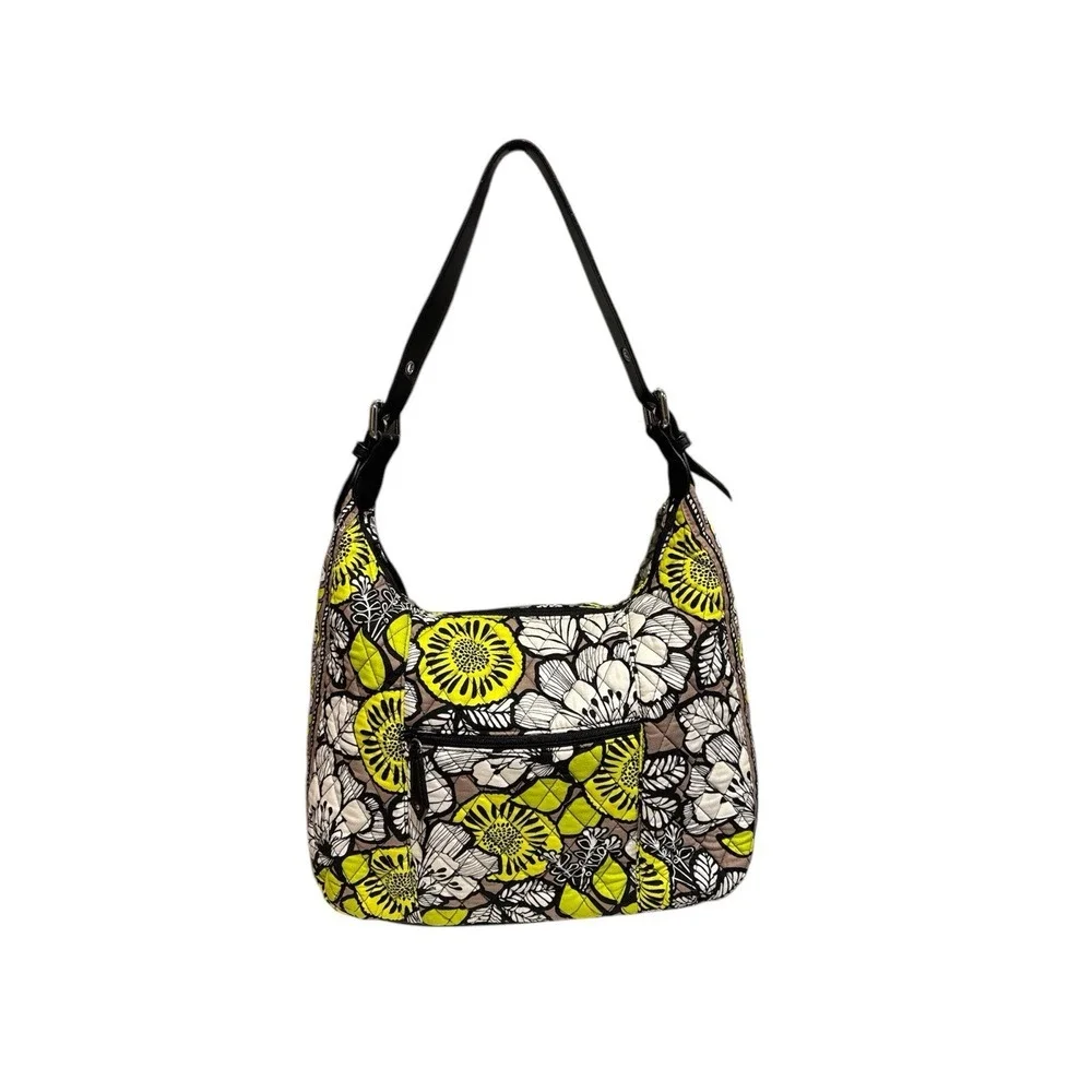 VERA BRADLEY On the Go Crossbody - Citron Pattern - Gray & Citrus Colors NWOT